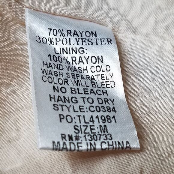 Umgee Boho Bliss Cream Floral Embroidered Dress - Picture 15 of 15